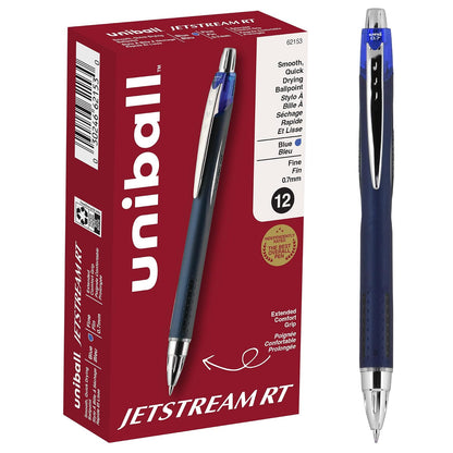 DYMO Jetstream RT Recambio para Bolígrafo, Negro o Azul - 7 mm (12-Count) - Azul - 12 Unidad (Paquete de 1)