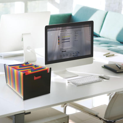 Wilson Jones Archivo Expandible hasta 40 cm, 24 Divisiones Multicolor