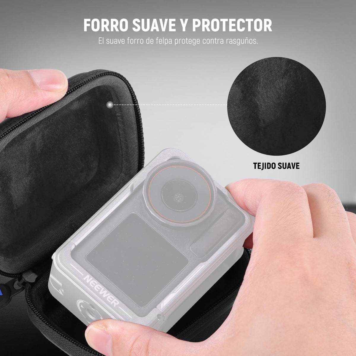 NEEWER Estuche Transporte para Pocket 3, Compatible con DJI Osmo Pocket 3 Gimbal Cámara & Asa & Creator Combo Accesorio Filtro