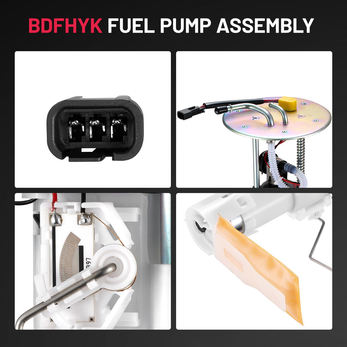 Bdfhyk Modulo de Bomba de Combustible 47-1019 Compatible con Polaris RZR 4 800/RZR 800 2008-2010