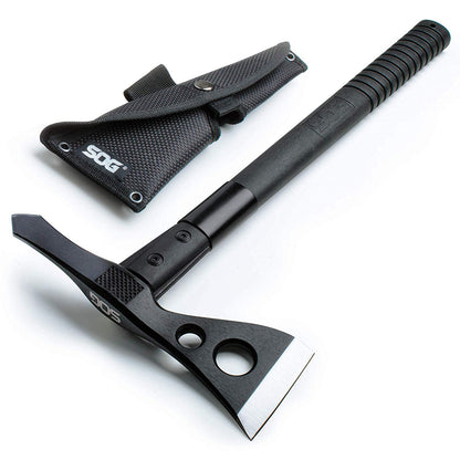 SOG Specialty Knives and Tools F01TN-CP Tactical Tomahawk with 2.75-Inch Steel Axe Blade and Black Ballistic Nylon Sheath, black finish