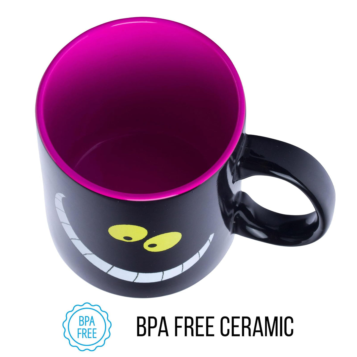 Silver Buffalo bk6534hb dc comics Batman con murciélagos Heat Reveal 567 gram taza de cerámica, Alice In Wonderland, 591.47 mililitros, 1