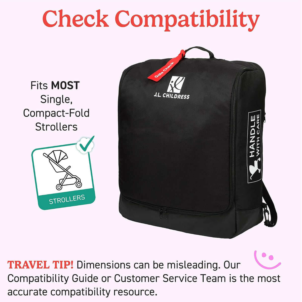 J.L. Childress JLC - Bolsa compacta para carriola