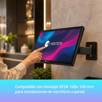 Hostech Monitor Touch 18.5'' IPS Full HD con HDMI para Punto de Venta