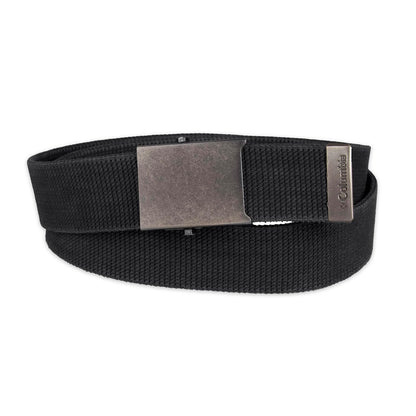 Columbia Cinturón de tela militar ajustable para hombre, talla única, correa de algodón y hebilla de placa de metal