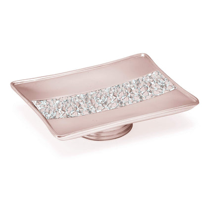 Popular Bath Sinatra Cortina de Ventana para Baño Rubor - Blush - Jabonera