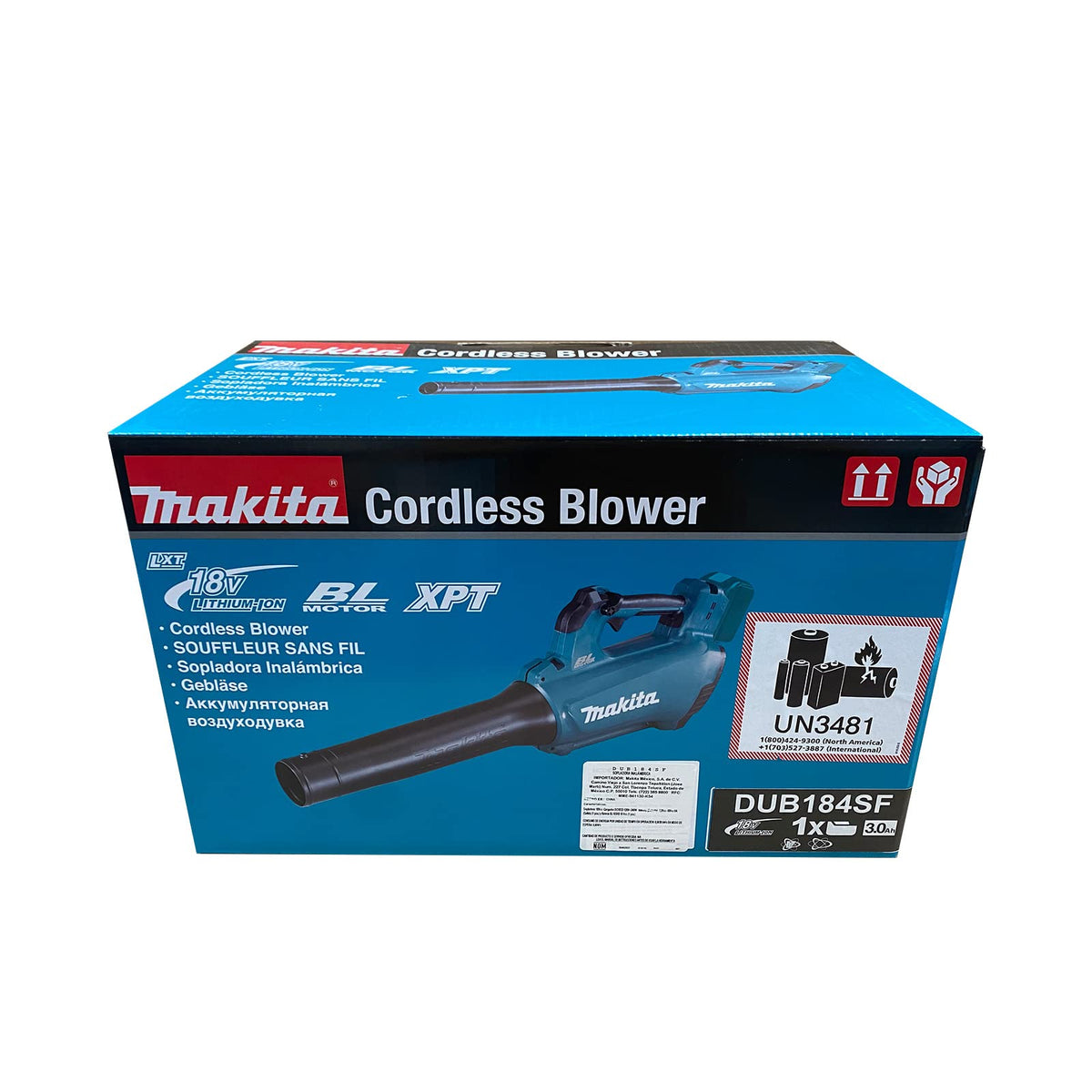 Makita Sopladora inalámbrica 18V. DUB184SF