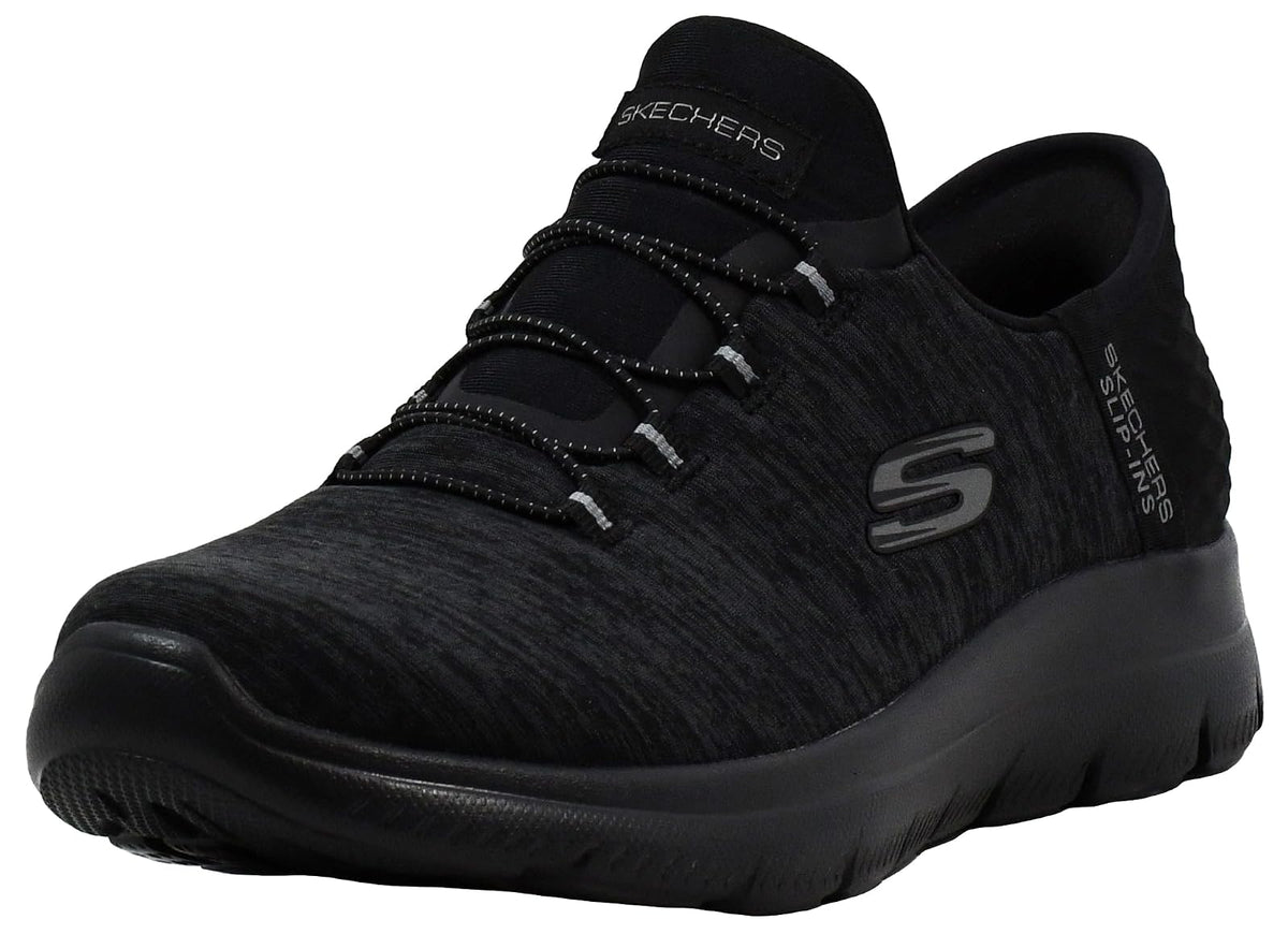 Skechers Energy Downforce Tenis para Hombre - 28.0 cm - Negro - Negro