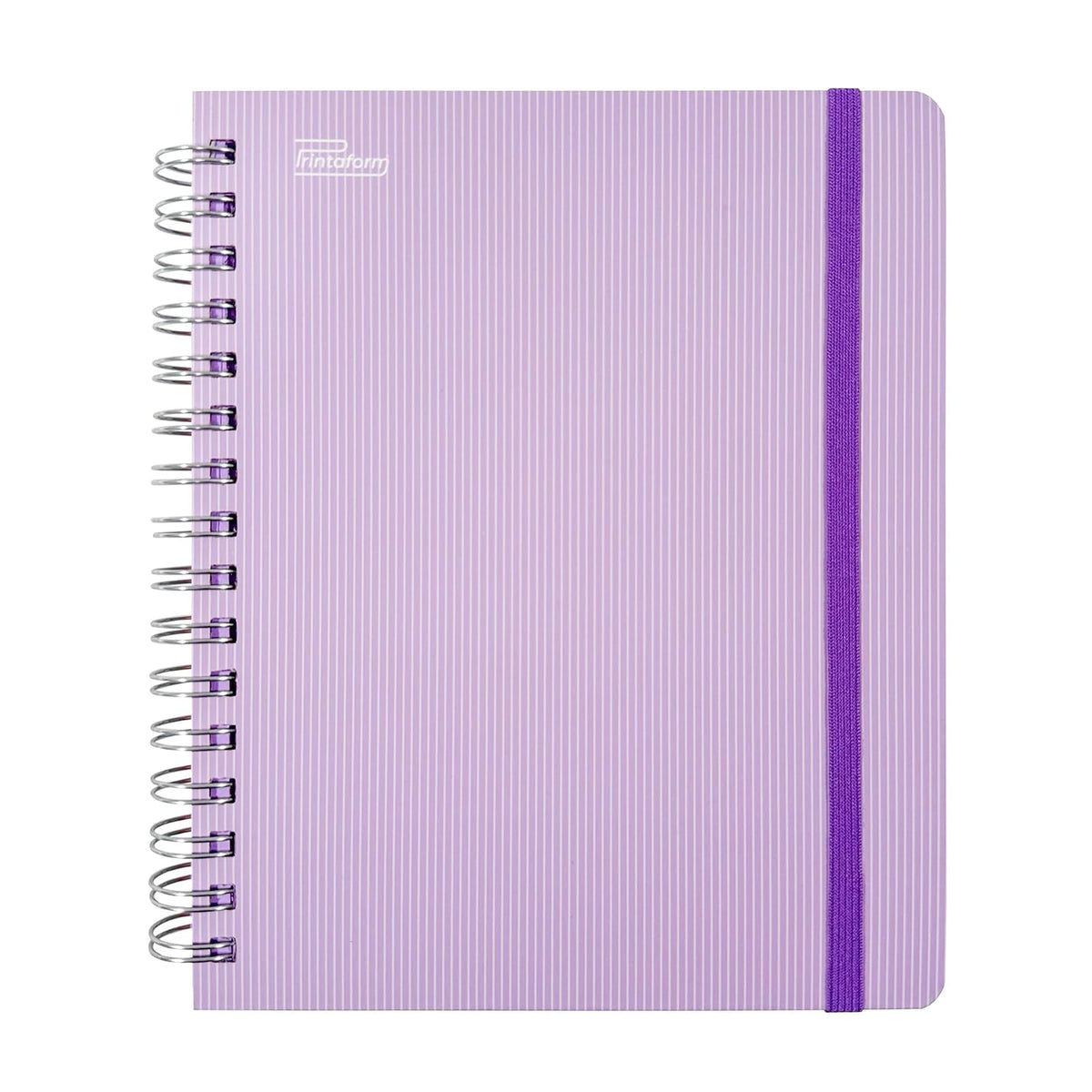 Printaform Libreta Forma Francesa Arcoíris Pastel Universitaria 200h, 2 piezas, Cuadro Chico, Lavanda