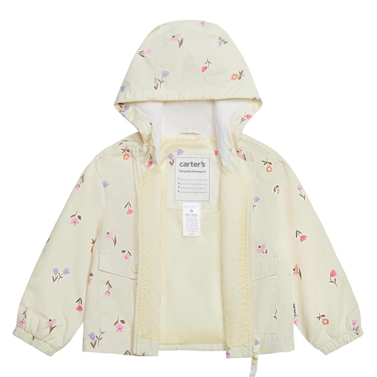 Carter's - chamarra cortavientos ligera para niña