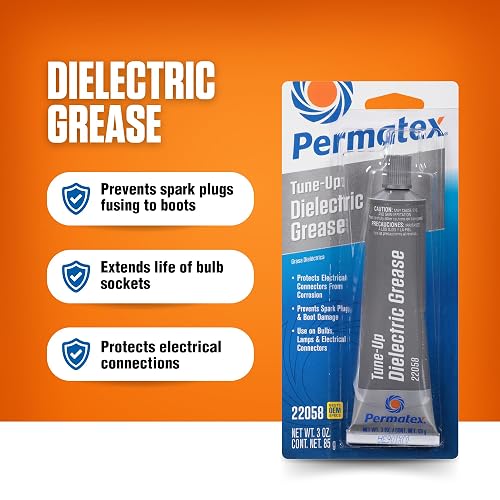 Permatex Grasa Dieléctrica, Transparente, 3 Oz
