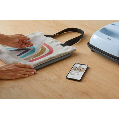 Cricut Easy EasyPress 12 x 12 pulgadas, alfombrilla protectora resistente para máquinas de prensa de calor y proyectos de alta definición y plancha, [12 x 12 pulgadas), gris