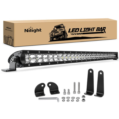Nilight Barra de Luces LED de Trabajo para Todo Terreno, Varias Medidas - 31inch 150W