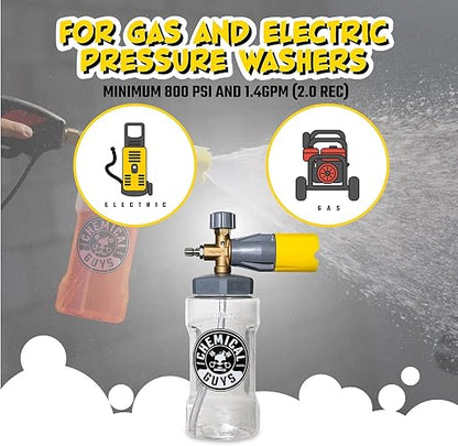 Chemical Guys EQP324 Big Mouth Max Release Cañón de Espuma para Lavado de Automóviles y Barcos
