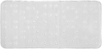 Splash Home Softee - Alfombrilla de baño, 43,2 x 91,4 cm, Color Verde Azulado, Blanco, 1