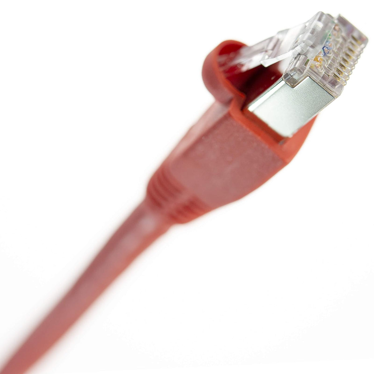 NTW Cable de Red Cat6 Blindado STP Sin Enganches - 50' feet - Rojo