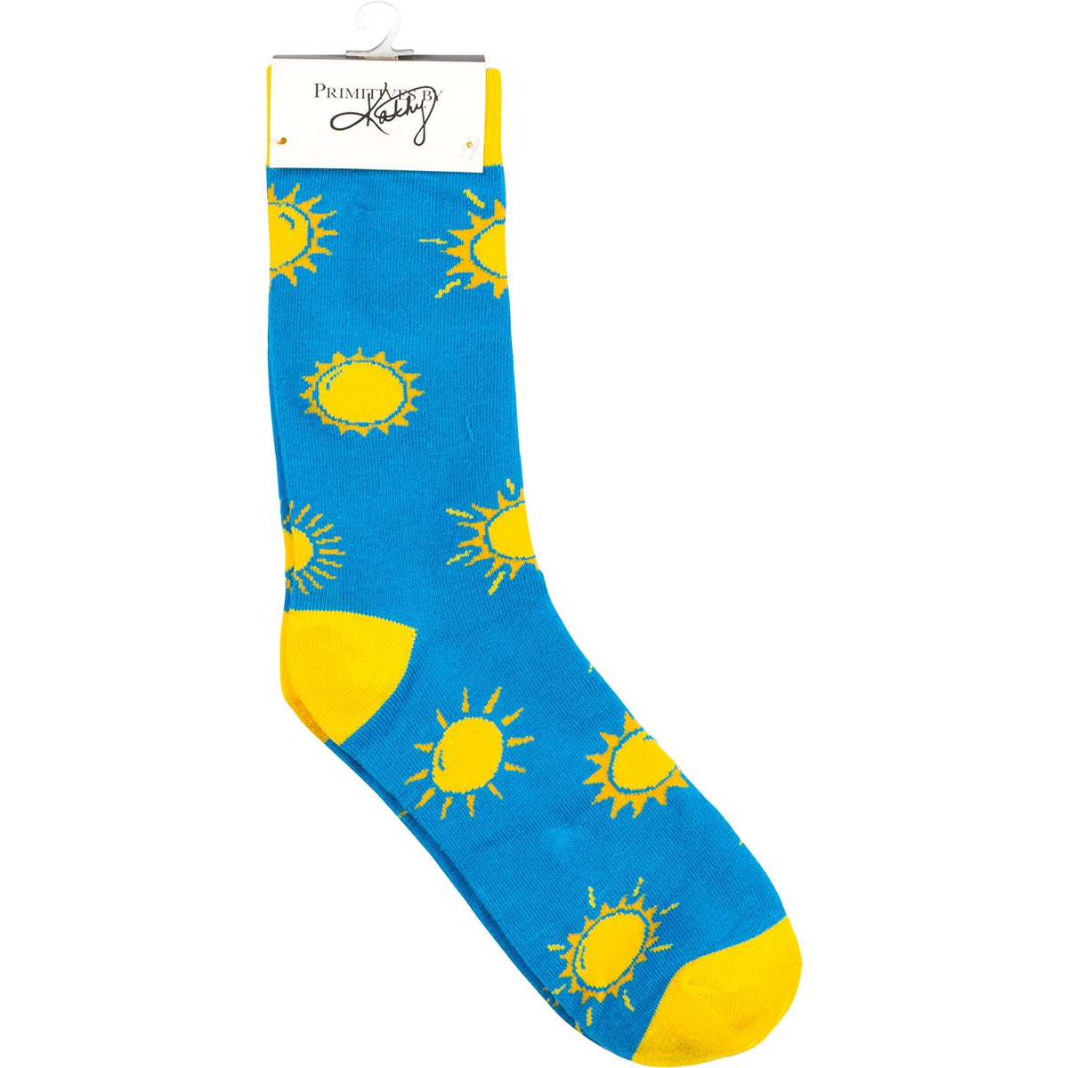 Primitives by Kathy - Juego de letreros Decorativos en Caja y par de Calcetines, diseño de You Are My Sunshine