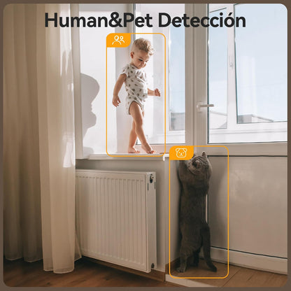 Imou Ranger Pro Cámara de Seguridad WiFi 6 Interior 5MP con Visión Nocturna Full Color, Detección de Personas y Mascotas, Seguimiento Inteligente y Audio Bidireccional