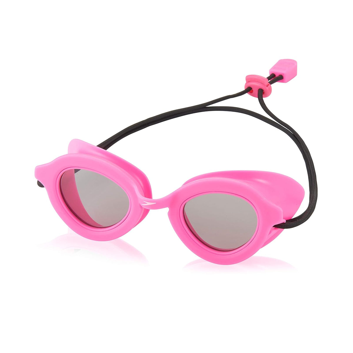 Speedo Hydrospex Bungee Goggles de Natación Infantiles - Rosa intenso - Humo