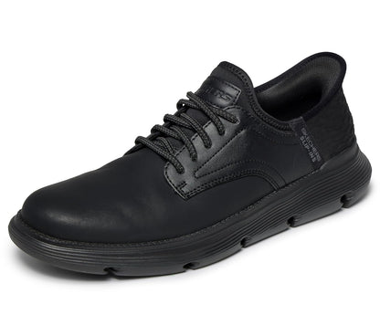 Skechers Garza-Gervin Mocasines Slip-ins sin Cordones para Hombre - 32.0 cm - Negro - Negro