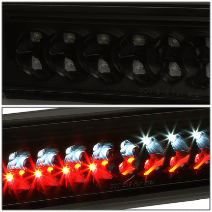 DNA Motoring Tercera Luz de Freno LED, Negro/Humo, 3BL-DRM02-LED-BK-SM