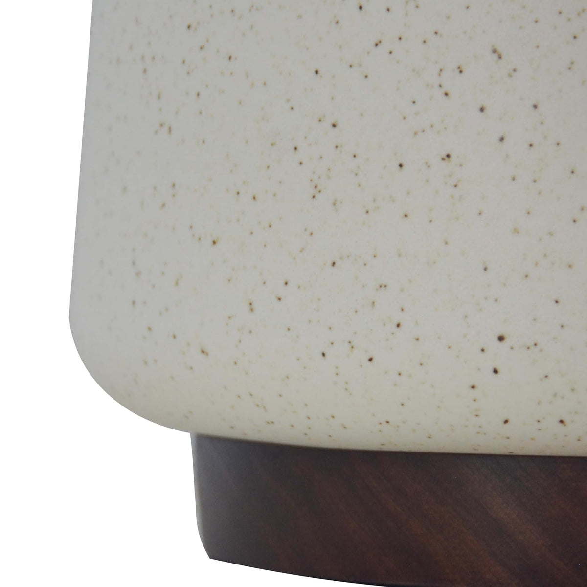 Luzerna CM-0304 Lámpara De Mesa Arnio, Color Hueso Jaspeado Mate, 1 Unidad