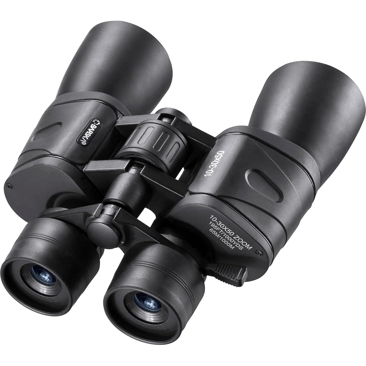 Barska AB10169 10-30x50 Gladiator Zoom Ruby Lens Porro BK-7 Prism , Black (Clam Pack)