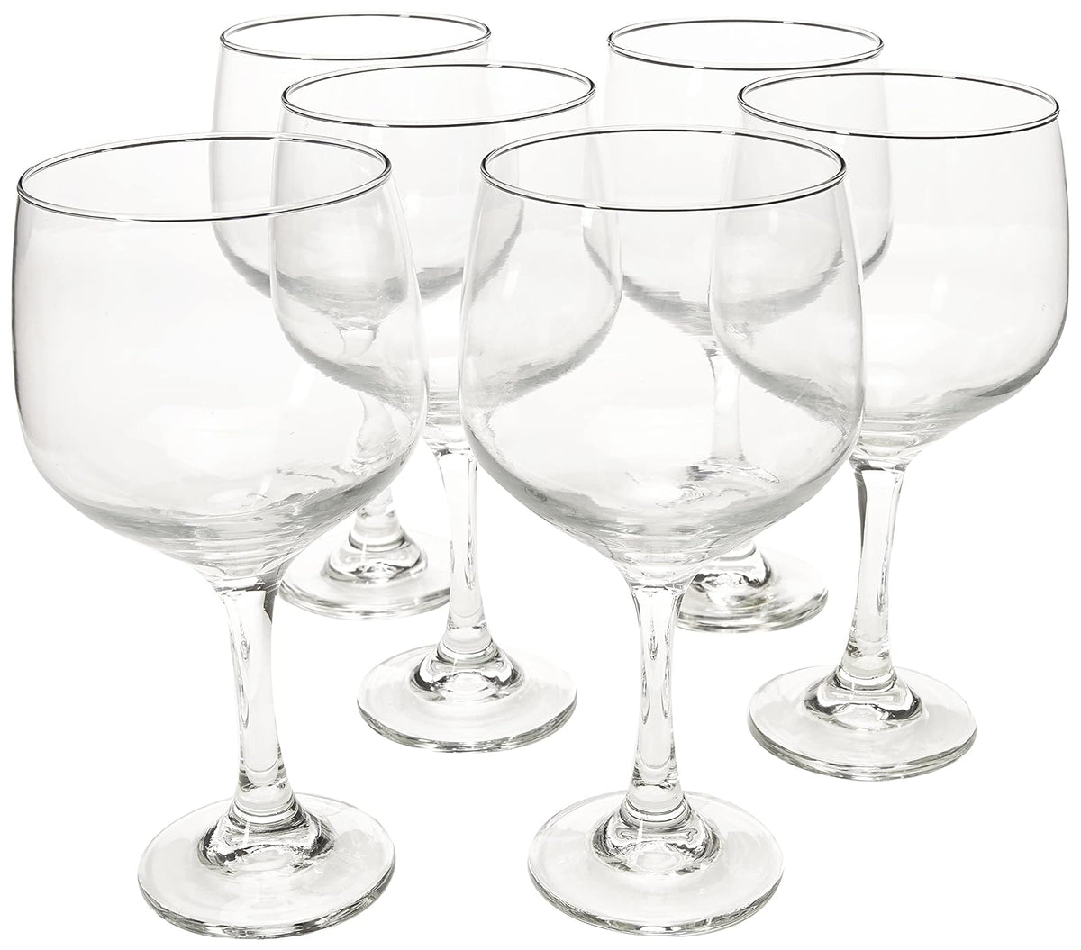 Cristar Ginebra Juego de 6 Copas de Vidrio para Gin Cocktail