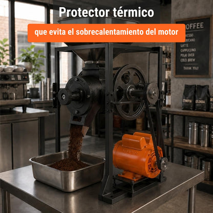 Truper MOE-1B, Motor eléctrico monofásico de 1 HP, baja velocidad, servicio continuo y reversible