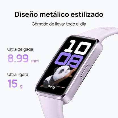 HUAWEI Band 10 Smartwatch, Monitoreo deportivo con IA, Monitoreo de sueño avanzado, Asistente de bienestar emocional, Carga rápida, Compatible con iOS y Android, Negro Polimero