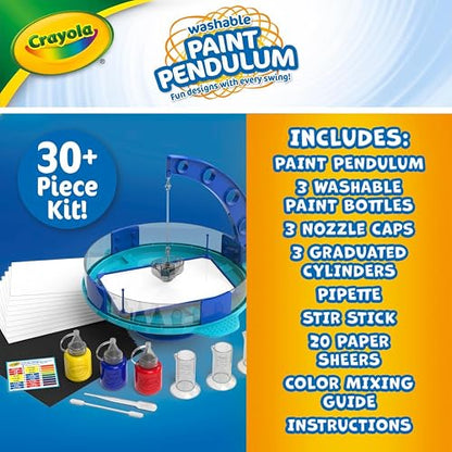 Crayola Péndulo de Pintura 30 Piezas Kit Lavable Artes Manualidades