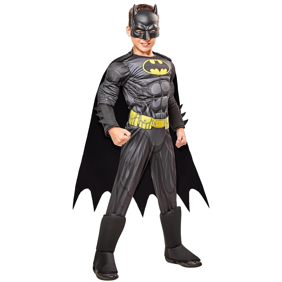 Rubie's Boys DC Comics Deluxe Batman Costume, Small, Multicolor