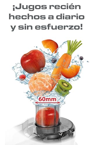 T-fal Extractor de Jugo Frutelia Plus 950 ml | Jugos recién hechos, sin esfuerzo. Obtén lo mejor de las vitaminas y minerales de cada fruta. Capacidad de 950 ml ZE3708MX