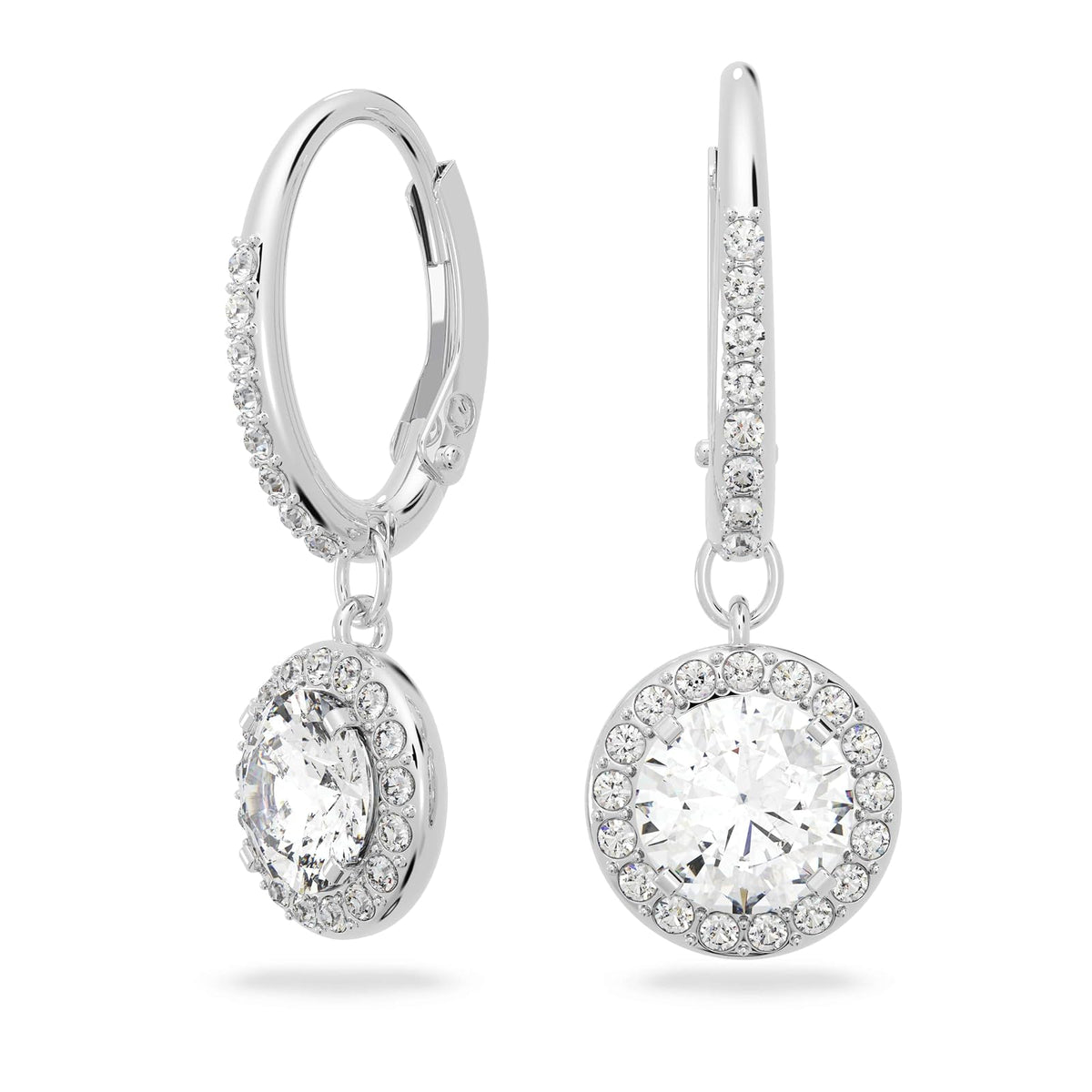 Swarovski Una colección de Arete de Vidrio angelical - arete de corte de pera