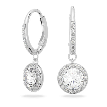 Swarovski Una colección de Arete de Vidrio angelical - arete de corte de pera