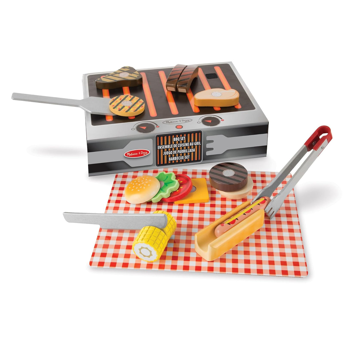 Melissa & Doug Grill & Serve BBQ Set