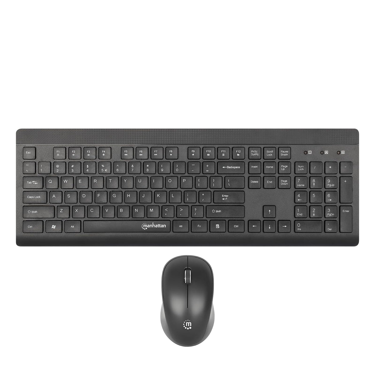 Kit de Teclado y Mouse óptico inalámbricos 2.4G Negro