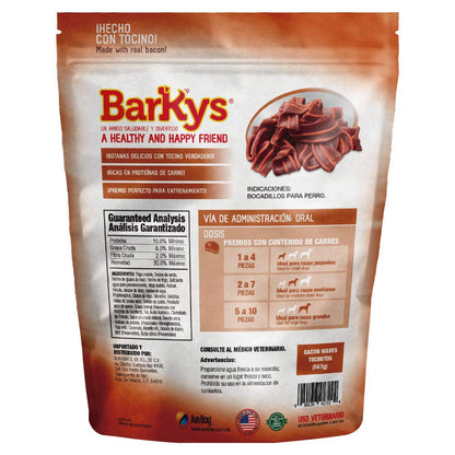 Barkys Bacon Waves Tocinitos Botana para Perros, 567 gr