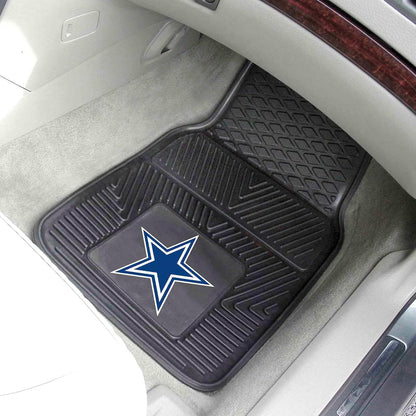 Fanmats NFL Dallas Cowboys Vinyl Heavy Duty Car Mat,Set of two.