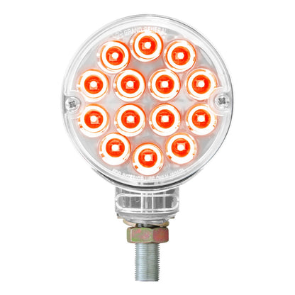 GG Grand General 75192 - Luz LED de Doble Cara, Color ámbar/Rojo, 7.62 cm, con 14 Luces LED en Lente Transparente