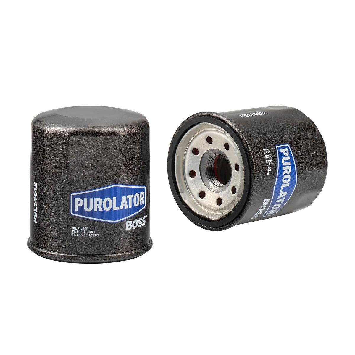 Purolator PBL14612 PurolatorBOSS Filtro de Aceite Giratorio para Nissan, Mazda e Infiniti, Negro, Paquete de 1