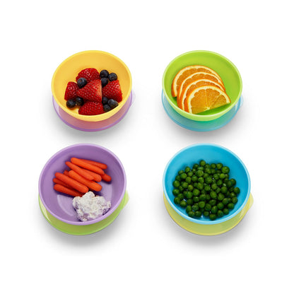 Munchkin Plato Love A Bowls, 4 Piezas, Multicolor