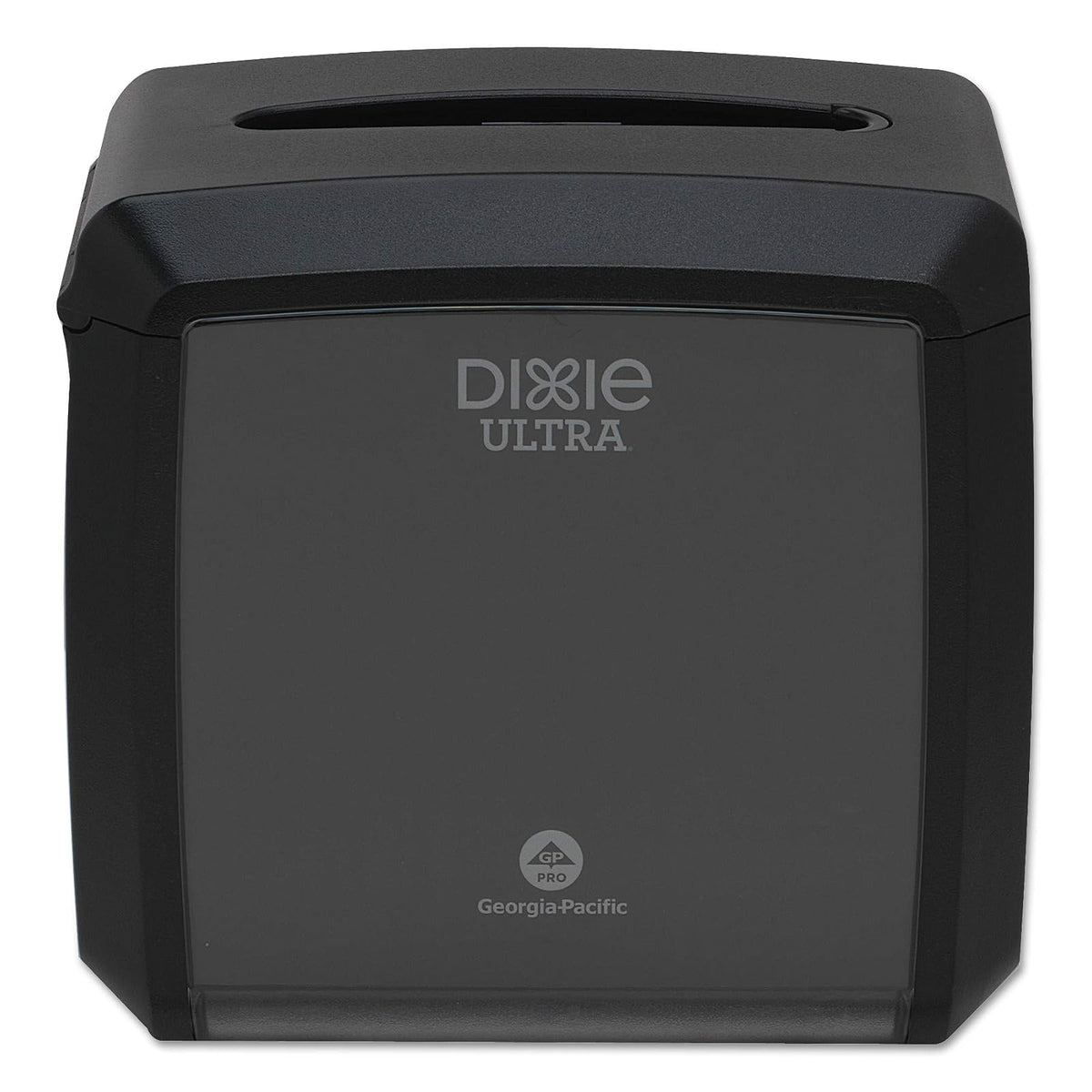 Georgia-Pacific Dixie Ultra Dispensador Servilletas Entrelazadas 54527A | Negro, capacidad 275 servilletas, 7.6 pulgadas ancho x 6.1 pulgadas profundidad x 7.2 pulgadas alto