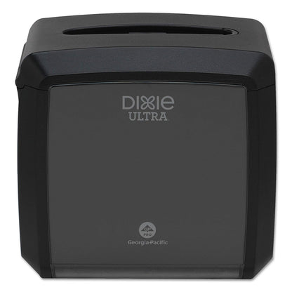 Georgia-Pacific Dixie Ultra Dispensador Servilletas Entrelazadas 54527A | Negro, capacidad 275 servilletas, 7.6 pulgadas ancho x 6.1 pulgadas profundidad x 7.2 pulgadas alto