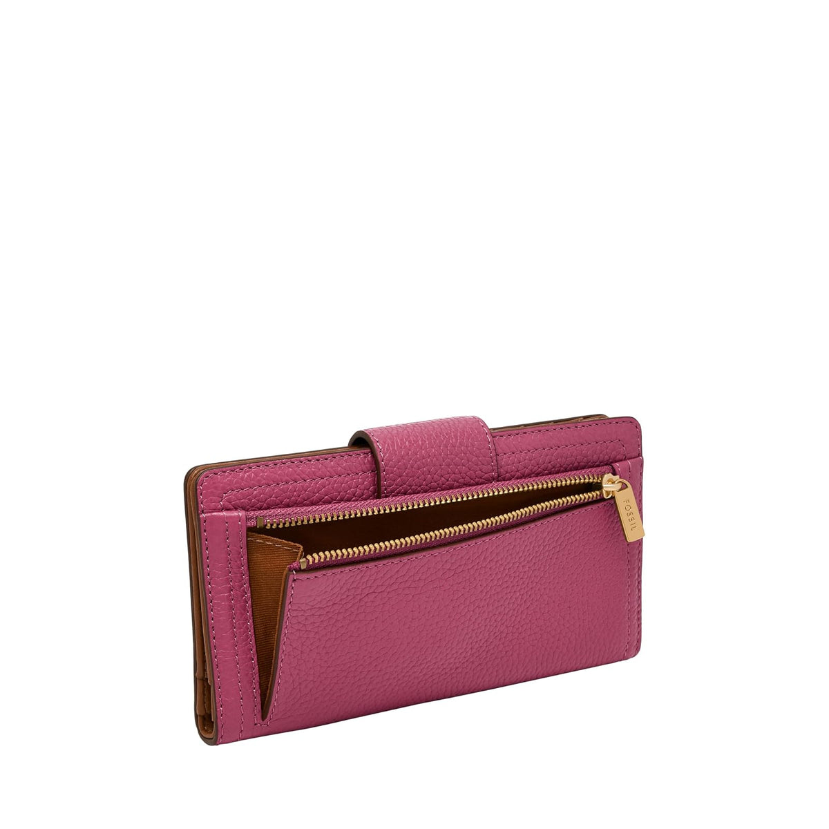 Cartera de mano Fossil SL7830658 de piel en color rosa para mujer