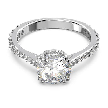 Swarovski Anillo de colección Constella para mujer - Chapado en rodio, circonia - blanco - 52