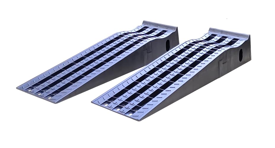 MaxxHaul 50709 Juego de Rampas Desmontables para Automóvil, 2 Piezas, Capacidad Máxima de 3 LB por Rampa