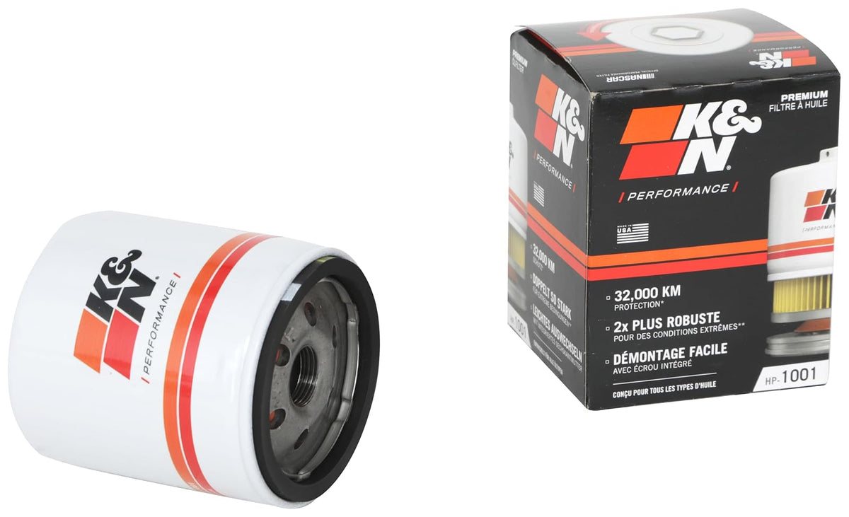 K&N Filtro de Aceite de Alta Calidad, Hp-1001 | Compatible con: BUICK CENTURY Coupe, CENTURY Kombi, CENTURY Kombi, CENTURY Stufenheck, ELECTRA, LESABRE, PARK AVENUE, REGAL