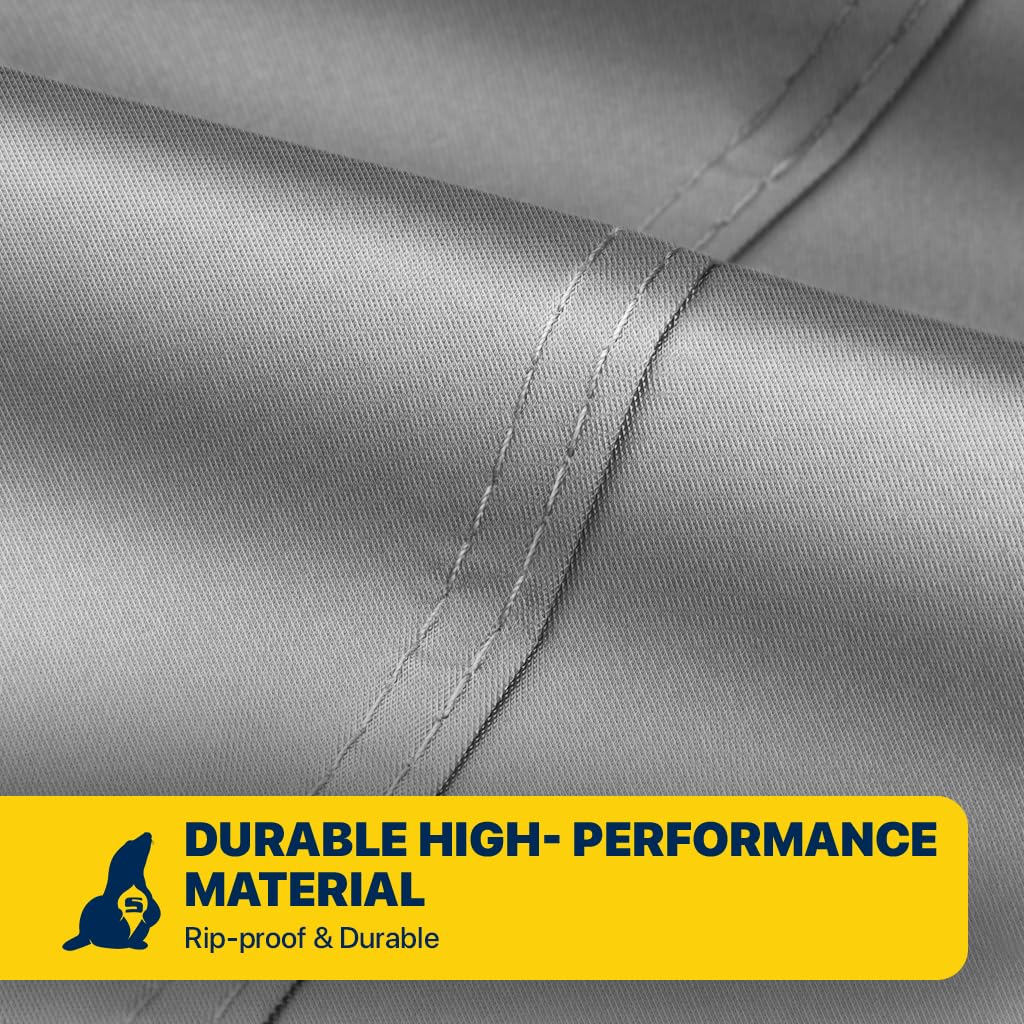 Seal Skin Covers Funda para camión de Exterior, de PEVA Resistente con Capa de algodón, Impermeable, Resistente a la Nieve, con protección UV, Ajuste Universal (245"-249" de Largo)