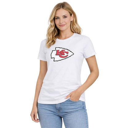 NFL Playera Aficionado Básica Kansas City Chiefs - M - Blanco